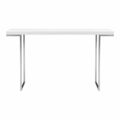 Moe's Home Collection Repetir Console Table White Lacquer Tables
