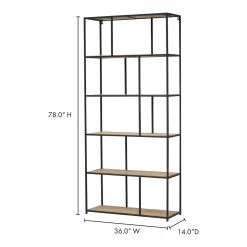 Moe's Home Collection Rowan Shelf Bookcases