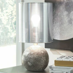 Ashley Furniture Kadian - Gray - Poly Table Lamp (1/cn)