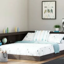 Signature Design By Ashley® Beds Piperton - Black - Full Bookcase Storage Bed