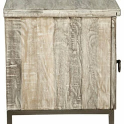 Ashley Furniture Laddford - Whitewash - Accent Cabinet - Shelf