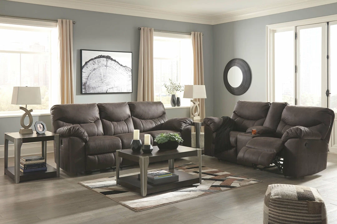 Best deal ✔️ Signature Design By Ashley® Reclining Furniture Boxberg - Reclining Power Sofa, Double Reclining Power Loveseat With Console ❤️ 4 Signature Design By Ashley® Reclining Furniture Boxberg - Reclining Power Sofa, Double Reclining Power Loveseat With Console