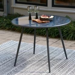 Signature Design By Ashley® Outdoor Sets Palm Bliss - Gray - 5 Pc. - Dining Room Set