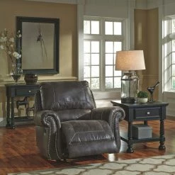 Ashley Furniture Breville - Sweeping Rolled Arms - Rocker Recliners