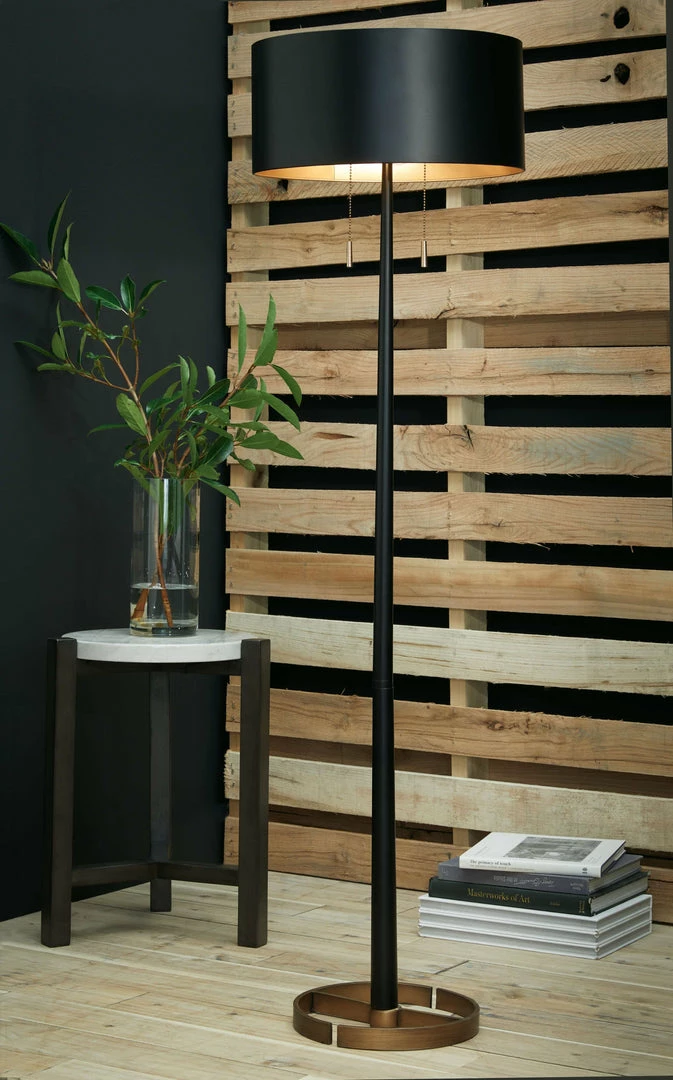 Best deal ๐ Ashley Furniture Accessories Amadell - Black/gold Finish - Metal Floor Lamp (1/cn) ๐ 6 Ashley Furniture Accessories Amadell - Black/gold Finish - Metal Floor Lamp (1/cn)