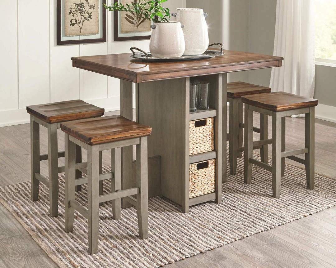 Flash Sale ⭐ Ashley Furniture Dining Room Sets Lettner - Gray/brown - Rect Drm Counter Tbl Set(5/cn) ✨ 10 Ashley Furniture Dining Room Sets Lettner - Gray/brown - Rect Drm Counter Tbl Set(5/cn)