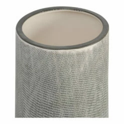 Moe's Home Collection Woodgrain Planter 9.5in Dark Grey Accessories