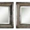 Accessories Uttermost Davion Squares Silver Mirror Set/2
