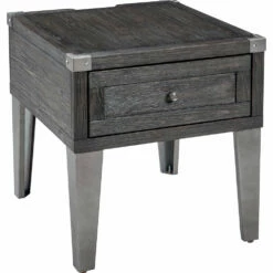 Ashley Furniture Tables Todoe - Gray Dark - Rectangular End Table