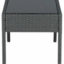 Signature Design By Ashley® Outdoor Sets Alina - Gray/blue - Love/chairs/table Set (4/cn)