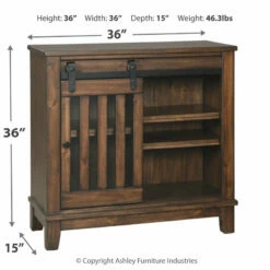 Ashley Furniture Brookport - Brown - Accent Cabinet Cabinets