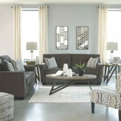 Flash Sale 🎉 Ashley Furniture Loveseats Alsen - Granite - Loveseat ❤️ 14 Ashley Furniture Loveseats Alsen - Granite - Loveseat