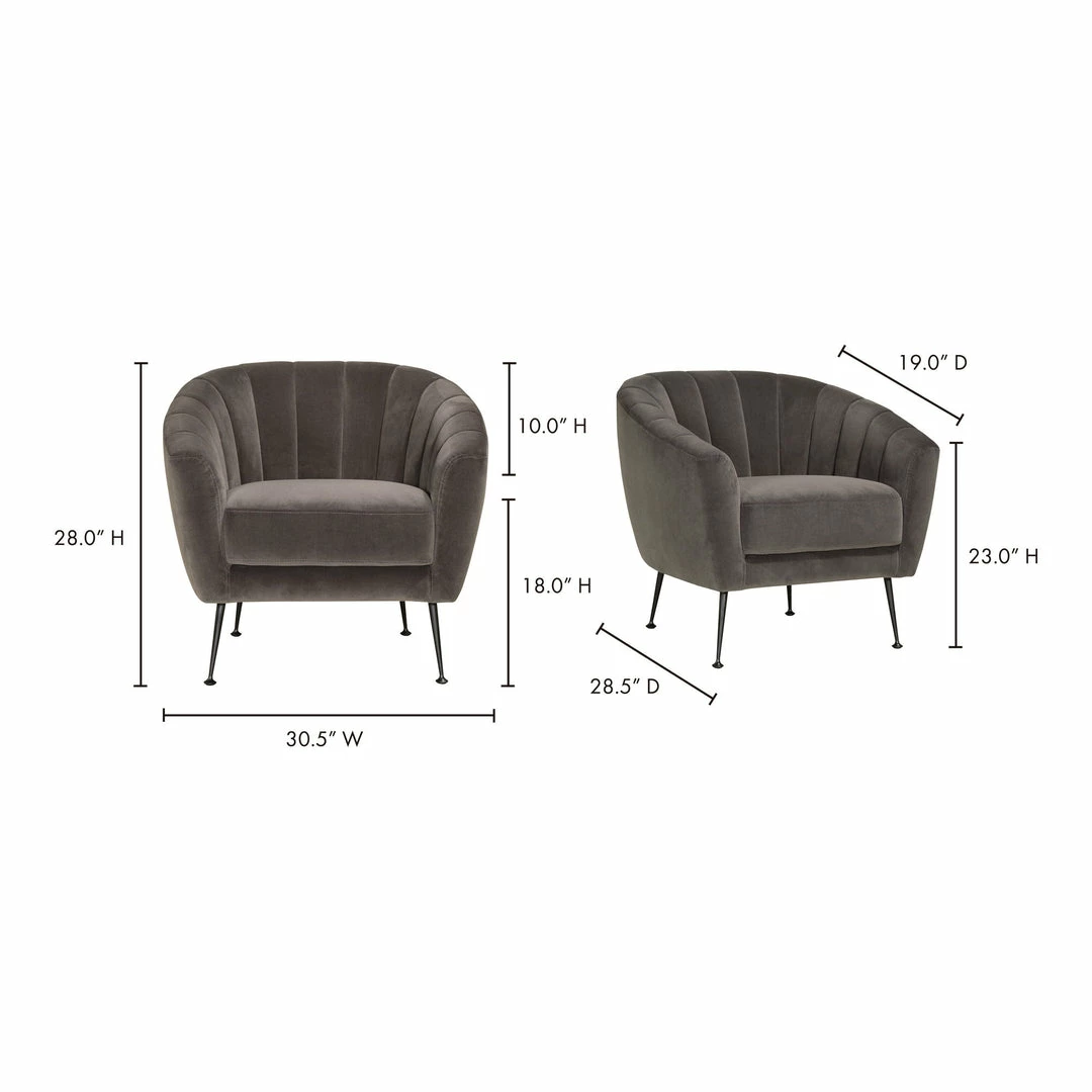 Buy ๐ Moe's Home Collection Chairs Marshall Chair ๐ 4 Moe's Home Collection Chairs Marshall Chair