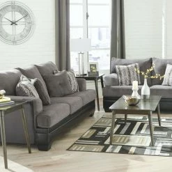 Ashley Furniture Millingar - Smoke - Loveseat Loveseats