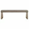 Uttermost Acai Light Gray Bench Benches