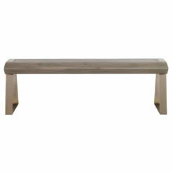 Uttermost Acai Light Gray Bench Benches