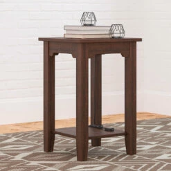Ashley Furniture Camiburg - Warm Brown - Chair Side End Table