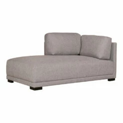 Moe's Home Collection Romeo Chaise Left Grey