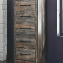 Ashley Furniture Drystan - Brown / Beige - Narrow Chest Chests