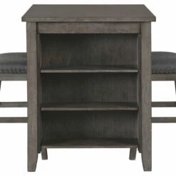 Ashley Furniture Caitbrook - Dark Gray - Rect Drm Counter Tbl Set(3/cn)