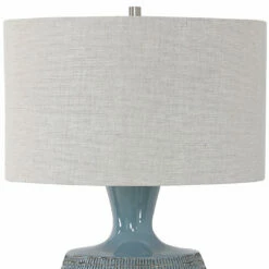 Accessories Uttermost Hearst Blue Glaze Table Lamp
