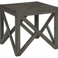 Ashley Furniture Haroflyn - Gray - Square End Table Tables