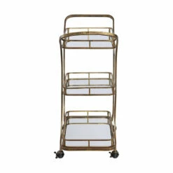 Uttermost Stassi Gold Serving Cart