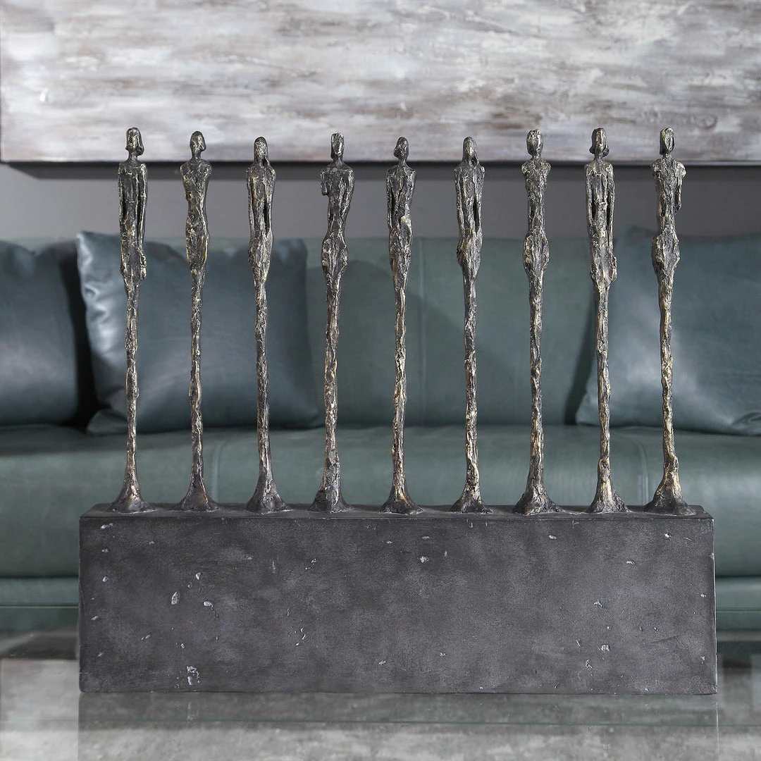 Best Pirce ✨ Uttermost Stand Together Aged Gold Figurine ✔️ 5 Uttermost Stand Together Aged Gold Figurine