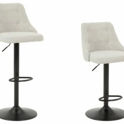 Promo 🥰 Signature Design By Ashley® Gaddison - Beige/black - Tall Uph Swivel Barstool(2/cn) Stools 🌟 23 Signature Design By Ashley® Gaddison - Beige/black - Tall Uph Swivel Barstool(2/cn) Stools