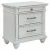Ashley Furniture Kanwyn - Whitewash - Three Drawer Night Stand