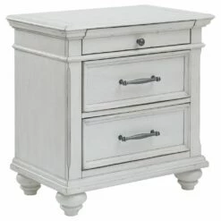 Ashley Furniture Kanwyn - Whitewash - Three Drawer Night Stand