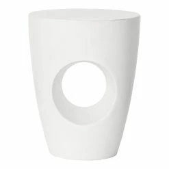 Moe's Home Collection Aylard Outdoor Stool Ivory Benches