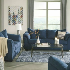 Ashley Furniture Darcy - Loveseat Contemporary - Stationary Loveseats