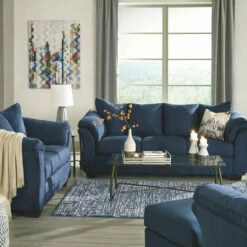 Ashley Furniture Darcy - Loveseat Contemporary - Stationary Loveseats