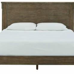 Ashley Furniture Beds Shamryn - Grayish Brown - King Panel Bed