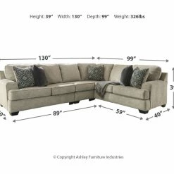 Buy ❤️ Signature Design By Ashley® Bovarian - Left Arm Facing Sofa With Corner Wedge, Armless Chair, Right Arm Facing Loveseat Sectional 👍 17 Signature Design By Ashley® Bovarian - Left Arm Facing Sofa With Corner Wedge, Armless Chair, Right Arm Facing Loveseat Sectional