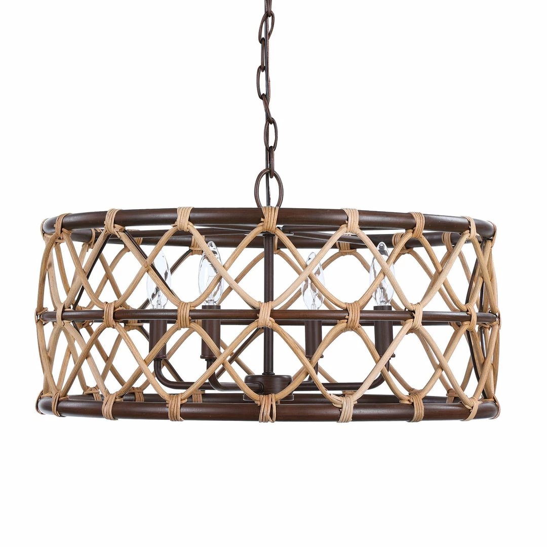 Promo ❤️ Accessories Uttermost Hilo 4 Light Drum Pendant 🥰 8 Accessories Uttermost Hilo 4 Light Drum Pendant