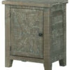 Ashley Furniture Cabinets Pierston - Gray - Accent Cabinet
