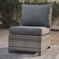 Ashley Furniture Chairs Salem - Gray - Armless Chair W/cushion (1/cn)