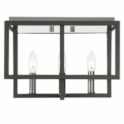 Accessories Uttermost Quadrangle 4 Light Flush Mount