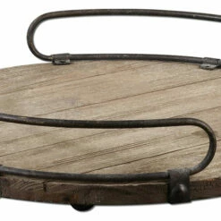 Uttermost Acela Round Wine Tray Table Decor