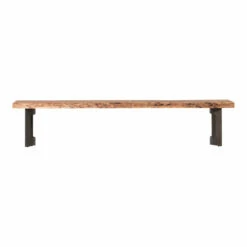 Moe's Home Collection Bent Bench Small Smoked