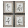 Discount โจ Uttermost Casual Grey Study Framed Art Set/4 ๐ 1 Uttermost Casual Grey Study Framed Art Set/4
