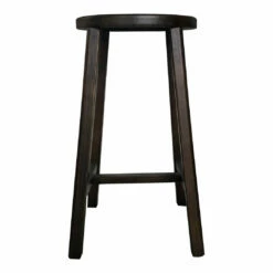 Moe's Home Collection Mcguire Counter Stool Dark Brown Stools