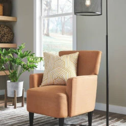 Ashley Furniture Accessories Nolden - Bronze Finish - Metal Floor Lamp (1/cn)