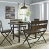 Signature Design By Ashley® Kavara - Ultimate Best In Class Rectangular Dining Room Counter Table, 2 Double Barstools Dining Room Sets