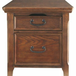 Ashley Furniture Woodboro - Dark Brown - Media End Table