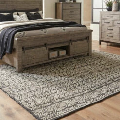 Ashley Furniture Holdner - Taupe/black - Large Rug Accessories