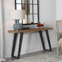 Tables Uttermost Freddy Weathered Console Table
