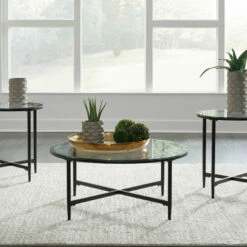Wholesale 🧨 Ashley Furniture Stetzer - Black - Occasional Table Set (3/cn) Tables 🔥 8 Ashley Furniture Stetzer - Black - Occasional Table Set (3/cn) Tables